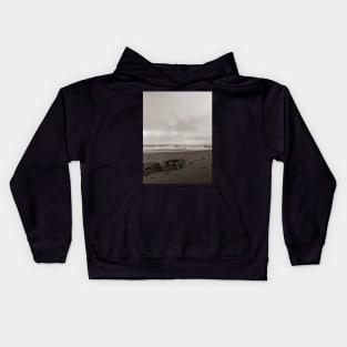 Stranded Lobster Trap on a New Brunswick Beach V4 Kids Hoodie